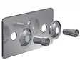 WATTS - Cache de finition ROBIFIX inox - Modèle entraxe 50mm - Longueur 150mm - Largeur 122mm - alimentation avec robinets d'arrêts M1/2"-M3/8" - vignette