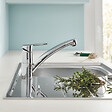 GROHE - Robinet de cuisine bec bas Start Eco Quickfix + nettoyant GrohClean - vignette