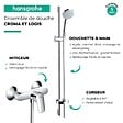 HANSGROHE - Ensemble douche HANCroma Vario + Mitigeur mécanique Logis - vignette