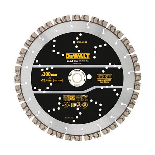 DEWALT - Disque diamant segmenté ELITE DEWALT pour tout usage - large