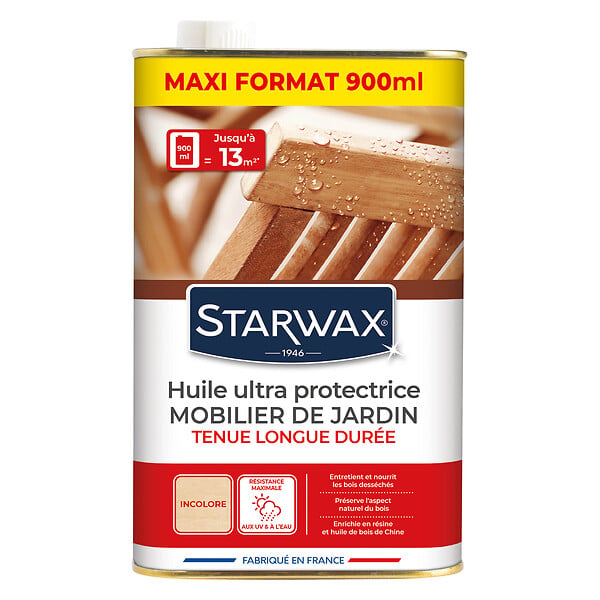 STARWAX - Huile de tek tres longue protection 750ml+20% - large