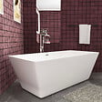 AICA SANITAIRE - Baignoire îlot rectangulaire  blanc en acrylique 170x80x58cm,Aica Sanitaire - vignette