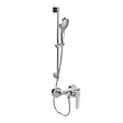 VILLEROY ET BOCH - Mitigeur mécanique douche  Architectura Chrome + Ensemble de douche  Verve Showers 3 jets Chrome - vignette