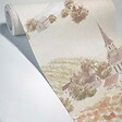99DECO - Papier peint panoramique - Campagne - Rouge - intissé : 150g/m² - 7 lés : 336x270cm - vignette