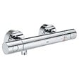 GROHE - Grohe - Mitigeur thermostatique douche Grohtherm 800 + barre de douche + porte savon + douchette Tempesta - vignette