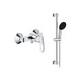 GROHE - Mitigeur douche Bauloop monocommande et douchette Grohe Vitalio Start - vignette