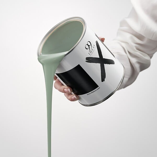99DECO - Peinture Mur Velours - Vert Sauge - Interieur - 2,5l - large