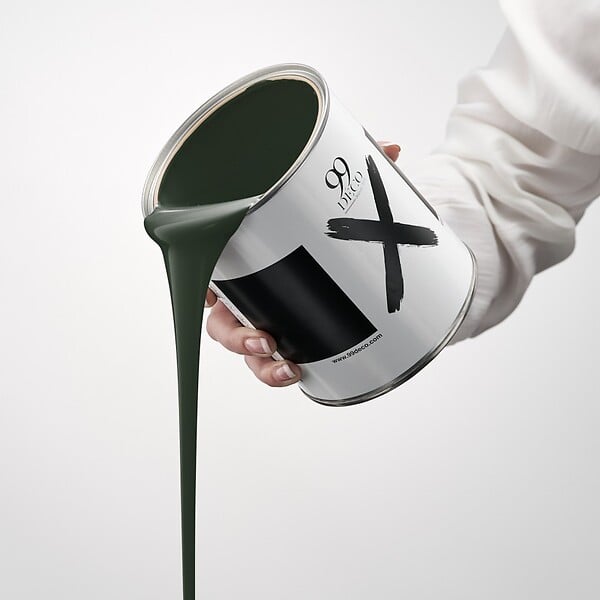 99DECO - Peinture Mur Velours - Vert Forêt - Interieur - 2,5l - large