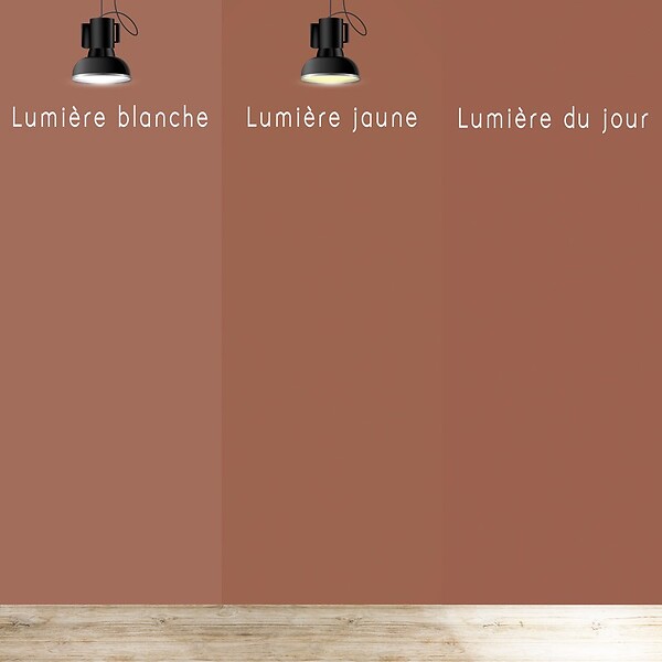 99DECO - Peinture Mur Velours - Rouge Grès - Interieur - 2,5l - large