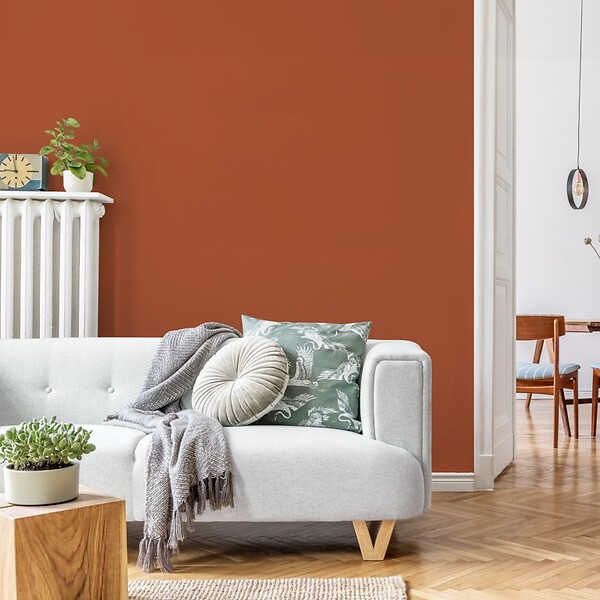 99DECO - Peinture Mur Velours - Brique - Interieur - 1l - large