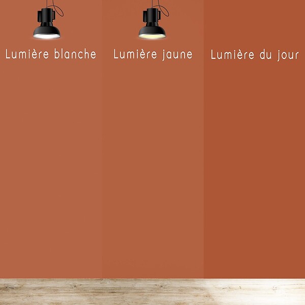 99DECO - Peinture Mur Velours - Brique - Interieur - 1l - large