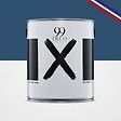 99DECO - Peinture Mur Velours - Bleu Gris - Interieur - 2,5l - vignette