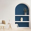 99DECO - Peinture Mur Velours - Bleu Gris - Interieur - 2,5l - vignette