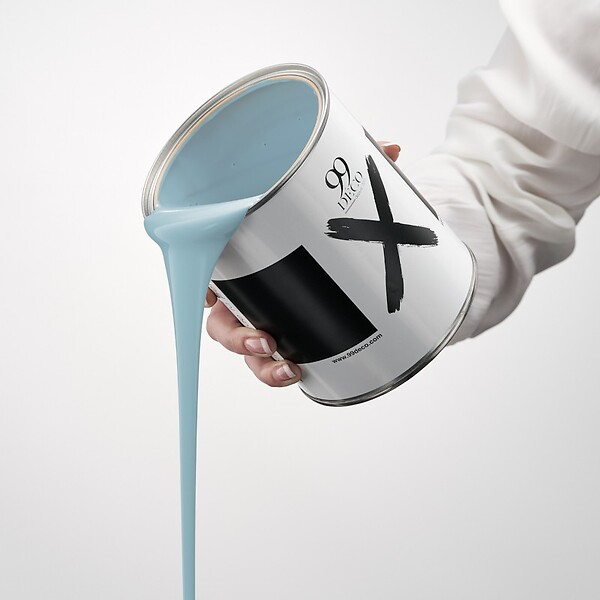 99DECO - Peinture Mur Velours - Bleu Lagon - Interieur - 2,5l - large