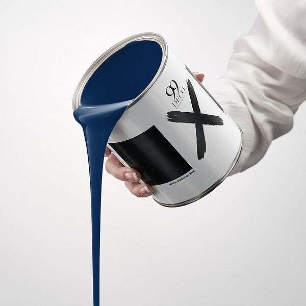 99DECO - Peinture Mur Velours - Bleu Nuit - Interieur - 2,5l - large