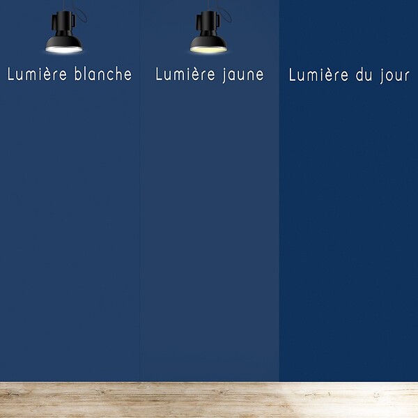 99DECO - Peinture Mur Velours - Bleu Nuit - Interieur - 2,5l - large
