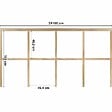 99DECO - Kit de moulures murales pour étagère en bois - Pin Sylvestre abouté - Enora - Prêt à coller et peindre - vignette