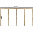 99DECO - Kit de moulures murales pour étagère en bois - Pin Sylvestre abouté - Emma - Prêt à coller et peindre - vignette