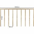 99DECO - Kit de moulures murales pour étagère en bois - Pin Massif Sylvestre abouté - Alba - Prêt à coller et peindre - vignette