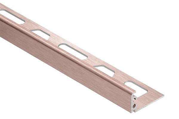 SCHLUTER - Profilé de finition décoratif JOLLY-A 125 - Coloris: alu laiton anodisé brossé - hauteur: 12,5mm - longueur: 2,5ML - large