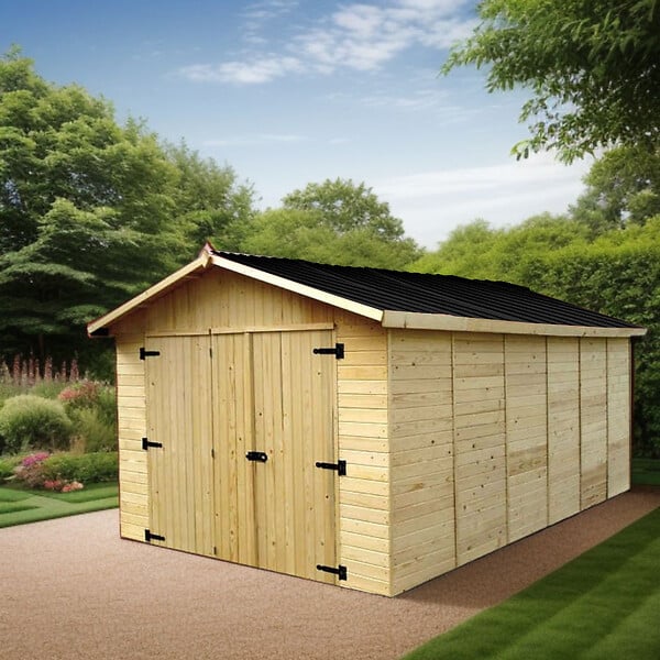 HABRITA - Garage - Bois - 16mm - 13.20m2 - large