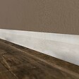 TECNOPROFILS - Plinthe à Lèvre PVC - Planche blanchie - 2 m, Lot de 5 - vignette