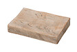WENKO - Porte-savon céramique aspect bois - Florio - Beige - 11.8cm - vignette