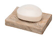 WENKO - Porte-savon céramique aspect bois - Florio - Beige - 11.8cm - vignette