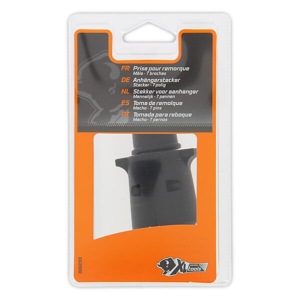 XLPTOOLS - Prise plastique remorque 7 broches mâle XLPTOOLS - large