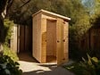 HABRITA - Abri de jardin - Bois - 16mm - 2.27m2 - vignette