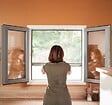 AVOSDIM - Store Moustiquaire Recoupable LUXE - L125 x H220cm - Chêne Dôré - vignette