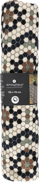 ATMOSPHERA - Tapis cot imp caf 120x170 - large