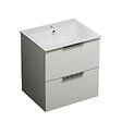 BURGBAD - Meuble vasque 60 cm Olena blanc brillant - vignette