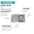 HANSGROHE - Evier 1 bac S21 inox + robinet de cuisine Vernis Blend M35 210 chromé - vignette