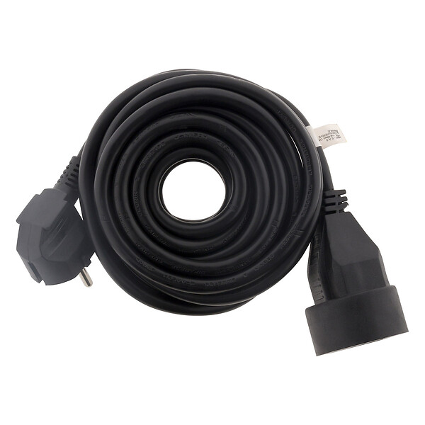 ZENITECH - Lot de 6 prolongateurs 16A 2P+T HO5VV-F 3G1,5mm² - noir 3m - Zenitech - large