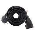 ZENITECH - Lot de 6 prolongateurs 16A 2P+T HO5VV-F 3G1,5mm² - noir 3m - Zenitech - vignette