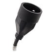 ZENITECH - Lot de 6 prolongateurs 16A 2P+T HO5VV-F 3G1,5mm² - noir 5m - Zenitech - vignette