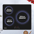 CIARRA - Plaque de cuission induction 3 foyer 59CM 5600W CABBIH3-C - vignette