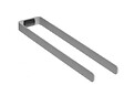 PELLET - Porte serviettes double en aluminium - ALUR - Fabrication Française - Coloris: noir mat - Longueur: 370 mm - vignette