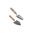 VITO - Kit 9 outils de jardin Manche bois Hêtre Inox et Fer forgés à la main  VITO - vignette