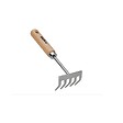 VITO - Kit 9 outils de jardin Manche bois Hêtre Inox et Fer forgés à la main  VITO - vignette