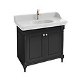 JACOB DELAFON - Meuble salle de bain Cléo 1889 plan vasque + mitigeur lavabo or - vignette