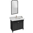 JACOB DELAFON - Meuble salle de bain Cléo 1889 plan vasque + miroir + mitigeur lavabo or - vignette