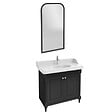 JACOB DELAFON - Meuble salle de bain Cléo 1889 plan vasque + miroir + mitigeur lavabo chromé - vignette