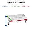 JACOB DELAFON - Pack plan vasque suspendu Cléo 1889 + siphon chromé - vignette