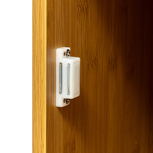 5 FIVE SIMPLY SMART - Meuble de rangement Colonne en Bambou H 120 cm - large
