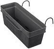 DEROMA - Jardinière Like R - Anthracite - Réserve d'eau - 49x30cm - vignette
