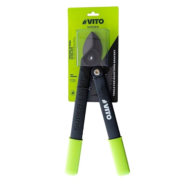 VITO - Coupe branches Robuste et Super Léger 0.4 kg - Sécateur de Jardin Diamètre de Coupe 35mm Taille Sans Effort VITO - large