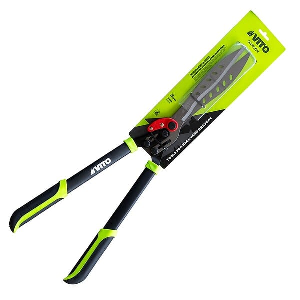 VITO - Cisaille de jardin avec levier Démultiplicateur Lame 27.5cm – Sécateur Jardin Coupe Arbustes, Haies, Branches VITO - large