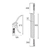 LACME - Soufflette progressive Lacme 328000 110mm avec tuyau spiral 4,50m 10bar prêt à  l'emploi - vignette